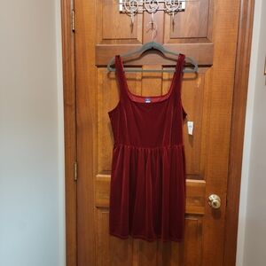 Old Navy Red Velvet Dress